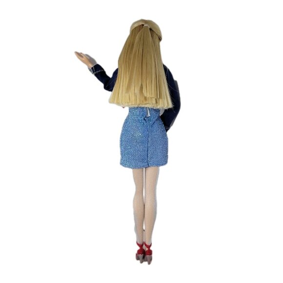 Barbie Doll 1998 Generation Girl Doll Mattel jean jacket red shoe shimmer tights - Picture 2 of 13